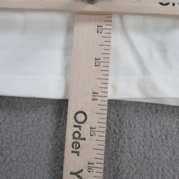 Air Jordan x Travis Scott Shirt Womens XS Slim Sail Cropped Crop Top NWT FQ7805 - Picture 10 of 11